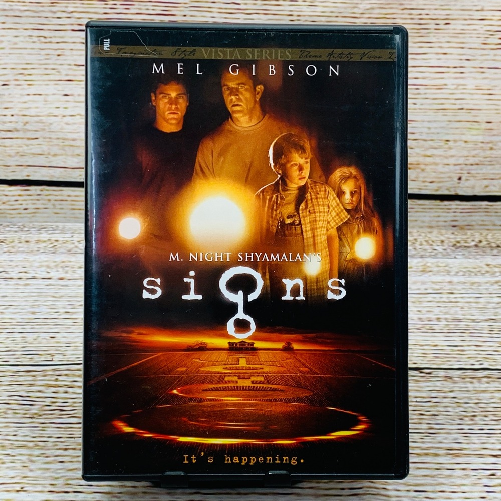 Signs [2002‎ DVD] Mel Gibson M. Night Shyamalan Vista Series Zone Thriller